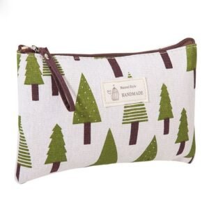 Canvas Makeup Bags With Multicolor Pattern Cute Cosmetics Bags Pouchs For Travel Ladies Organizer Pouch Women Cosmetic Bag RA