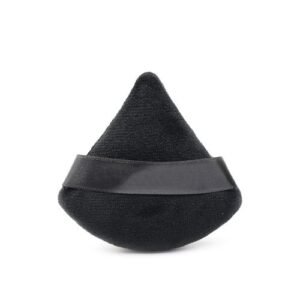 1pcs Black White Triangle Velvet Powder Cosmetics Puff Mini Sponge Make Up Tool For Face Makeup Soft Sponge Base Powder Puffs