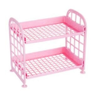 Double Layer Hollow Sh Plastic Cosmetics Desktop Finishing Bathroom Accessories Organizer Storage Rack 2 Tier Sh Holder