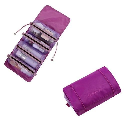 4pcs In 1 Detachable eup Bag Women Zper Mesh Large Capacity Cosmetics Foldable Portable vel Wash Storage Bag