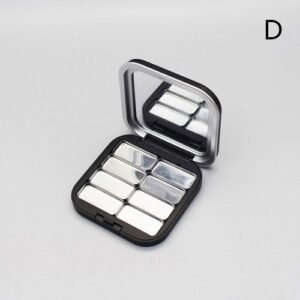 2/4/6/8/12 Grids Emptyeup Eyeshadow Case  Container ic Box Sample Refillable Containers Cosmetics