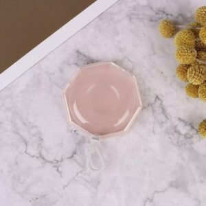 Plastic False  Storage Box eup Cosmetic With Mirror Case Organizer vel Cosmetics Tool