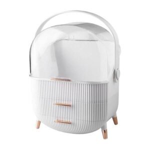 Cosmetics Organizer Portable Cosmetics Storage Box Dustproof Display Box Jewelry