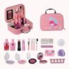 Girls Makeup Kit Real Kids Make Up Set Cosmetics Play Set Washable Safe with Carry Case for Little Girls Party Game Chrismas Birthday Gift, 20pcs/set
