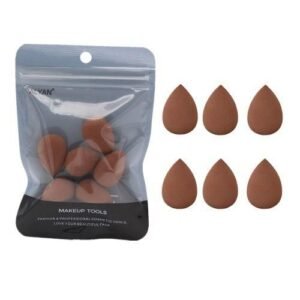 Mini Small Beauty E Beauty Blender Soft Makeup Sponge Eyeshadow Lips Nail Cosmetics Puff Women's Face Makeup Tool Brown