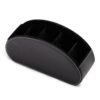 5 Grid Desktop Pu Leather Organizer Remote Control Phone And Tv Holder Desk Storage Box Cosmetics Brush   More