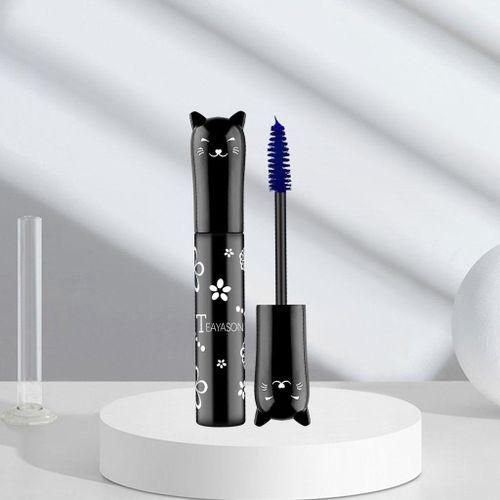 4D Silk Fiber Eyelash Cosmetics Eye Catching Women Blue