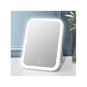 Led Makeup Touch Screen 3 Light Portable Standing Folding Cosmetics Rechargeable For Home Tabletop