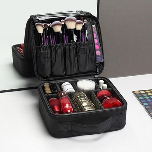 Professional Makeup Case Waterproof Large Cosmetics Organizer Makeup Tool Storage Box Suitcase for Makeup Artists Ladies