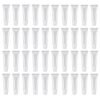 Brookside 100 Pcs 10ml Distribution Bottle Lip Gloss Tubes, Empty Clear Lotion Containers Tubes for Cosmetics DIY, Oblique Mouth