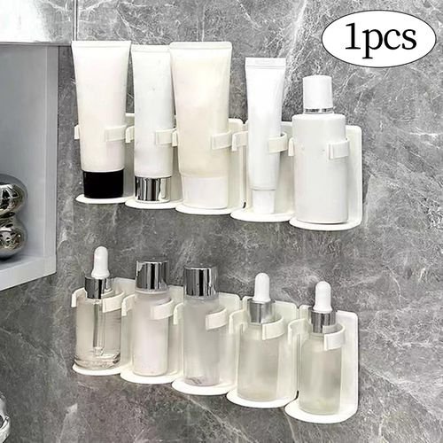 Cosmetics Storage Container Kitchen Spice Shelf For White