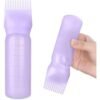 Hair styling bottles with teeth, plastic baking oil bottles, cosmetics bottles, universal hair styling dry cleaning bottles