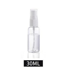 200/100/50/30ml Transparent Empty Plastic Spray Bottle Portable Refillable Cosmetics Atomizer Mist Watering Sprayer Bottle
