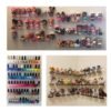 Acrylic Makeup Cosmetics Storage Box Book Dull Shelf  Wall Hanging  Display Stand Jewelry Organizer Case-Clear