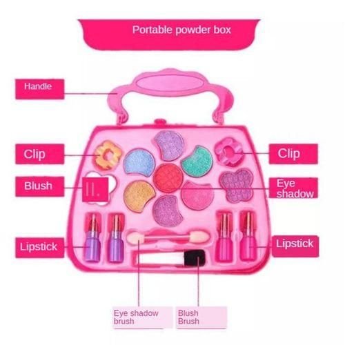 Girl Jewelry Children's Pretend Cosmetics Toy Princess Make Up