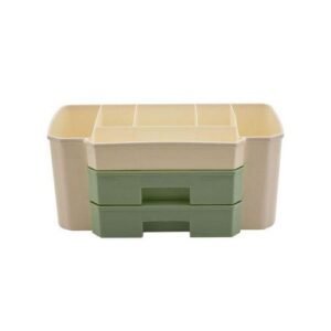 Plastic Makeup Organizer Drawer Storage Boxes Women Cosmetics Case