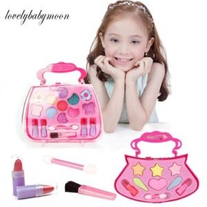 Kids Cosmetics Make Up Set Washable Beauty Makeup Box Baby