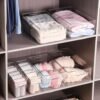 1v0h Transparent Desktop Storage Box Dormitory Students Alec Book Organizing Box Desktop Cosmetics Text