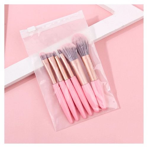 6pcs Brush Set Beauty Tools Soft Fluffy Cosmetics Brushes Set for Birthday Valentine's Day Women's Day,Pink NO5111