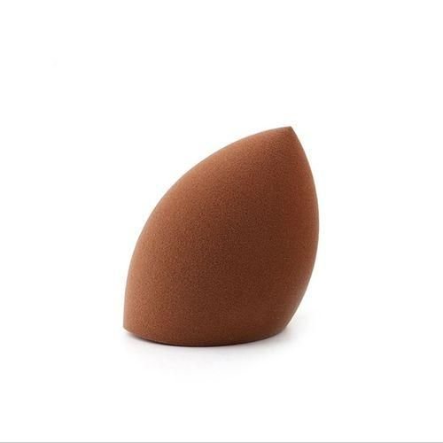 Wet And Dry Sponge For Makeup Beauty E Blender Makeup Puff Cushion Foundation Sponge Female Cosmetics Tools Accessories Beveled Brown