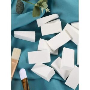 24PCS Triangles Shaped Cutting Cosmetics Latex-free makeup sponge Both wet and dry Triangle Cosmetic