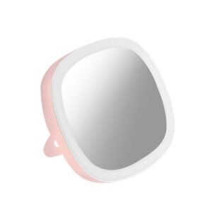 Portable Makeup Vanity Mirror with Light Mini Compact Rechargeable Dimmable Leds Light Cosmetics Mirror NO5134