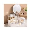 1Pc Bring A Mirror Makeup Large Capacity Container Case Cosmetics, Vanity Organizer, Tabletop