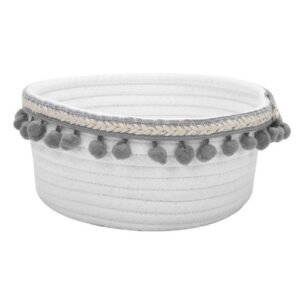 Ball Cotton Rope Woven Storage Basket Desktop Cosmetics Stor