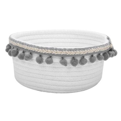 Ball Cotton Rope Woven Storage Basket Desktop Cosmetics Stor