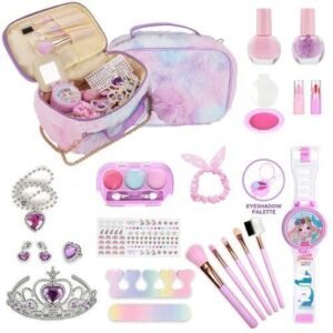 22/29pcs Girls Makeup Kits For Kids Children's Makeup Sets Nontoxic Cosmetics