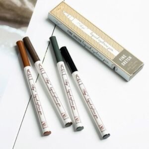 3pcs Natural Fine Liquid Eyebrow Pencil Smooth Texture Eye Brow Makeup Pen Cosmetics for Office Ladies and Fashion City Girls NO