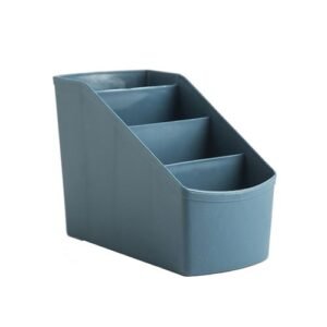 Plastic Multi-Grid Desktop Storage Box Living Room Cosmetics Storage Box Bedroom Decoration New,Blue NO5143