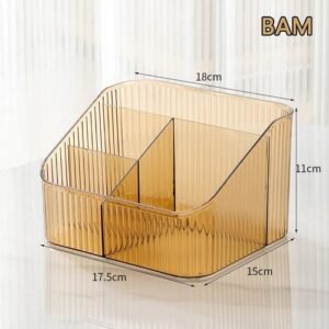Desk Displaytransparent Acrylic Cosmetics Storage Box Holder Makeup Brush Organizer Skincare Container Lipstick Rack