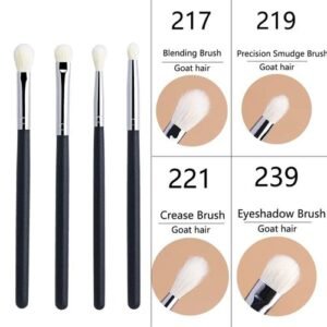 Makeup Eyeshadow Brushes Flat Eye Shadow Shader crease Blending Brushes Goat Hair Eye Shadow Liquid Cream Powder Make Up Tool