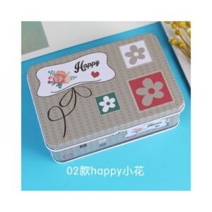 1pc Europe Styles Metal Empty Storage Box Cosmetics Jewelry