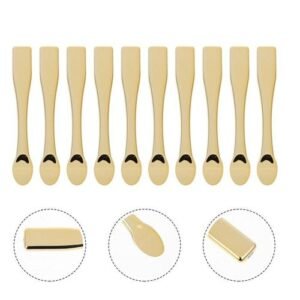 Spoon Spatula Spoonsbeauty Gold Cream eup Scoop Facial Mini Face Spatulas Scoops Reusable Cosmetics Mixing Eye Skin Care