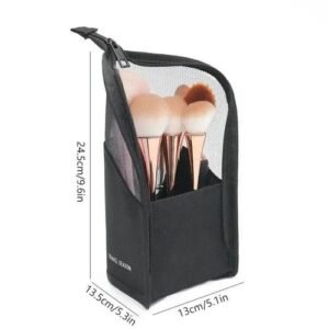 1Pcs Multi-functional eup Storage Box Zipper Cosmetics Bag eups Brush Organizer vel Carry Case Beauty Cosmetic Tools