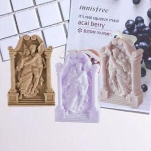 Ancient Greek Couple Love Messenger Candle Mold DIY Handwork Silicone Mold Candle Making Soap Plaste