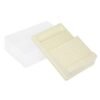 Dental Drill Bit Holder Dental Bur Stand Organizer Container Displayer Transparent Cover Plastic Den