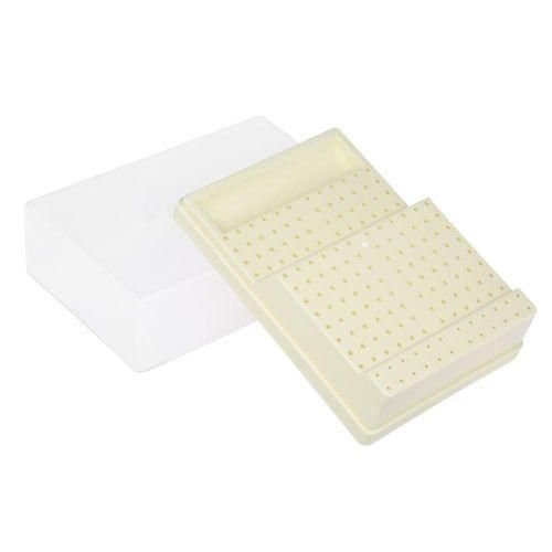 Dental Drill Bit Holder Dental Bur Stand Organizer Container Displayer Transparent Cover Plastic Den