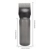 Hair Care Mage Brush  Bottle Set  Black shampoo bottle