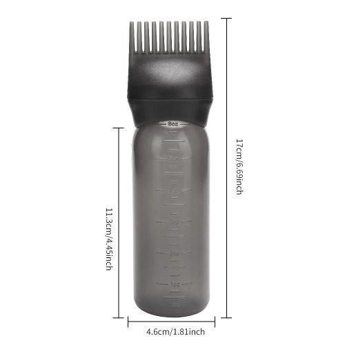 Hair Care Mage Brush Bottle Set Black shampoo bottle