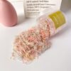 Colorful Elastic Hair Bands for Kids - Fine cream powder color (about 1500)