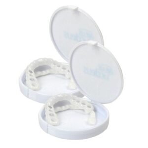2 Set Perfect  Teeth Veneers False Tooth Covers White Upper  Lower