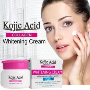 Kojic Acid Face Cream Whitening Organic Collagen Skin Lightening Dark Spot Removing Cream