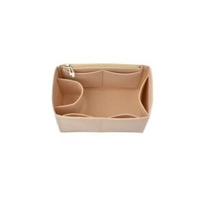 Felt Handbag Organizer Insert Bag Cosmetics Organizer Khaki