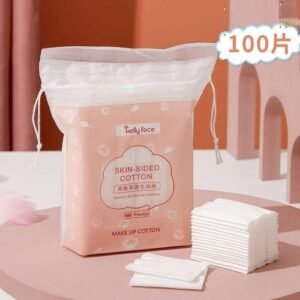 Double Sided Cotton Pads  (Cosmetics Soft & Noon Shedding Fast Absorbing 100pcs)