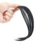 2pcs French Style Bangs Wig Piece Daily Wear Breathable Hair Bangs Personalized Hair Accessories,Black NO5123