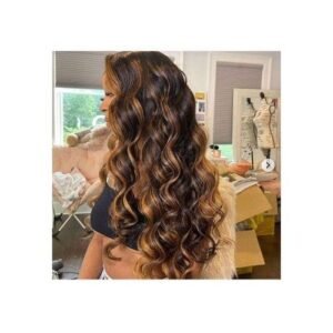 Ombre Body Wave Mesh Front Wigging HD Highlight Wigging Woman Hair Brazilian Glueless Wigging Honey Blonde Colored Woman Hair Wiggings for Women