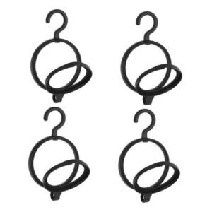 4Pcs Hanging Stand Collapsible Stand Hanger Black For Multiple